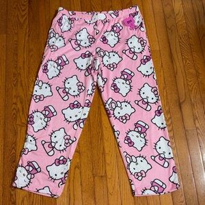 Hello Kitty Pink Pajama Bottoms for Kids